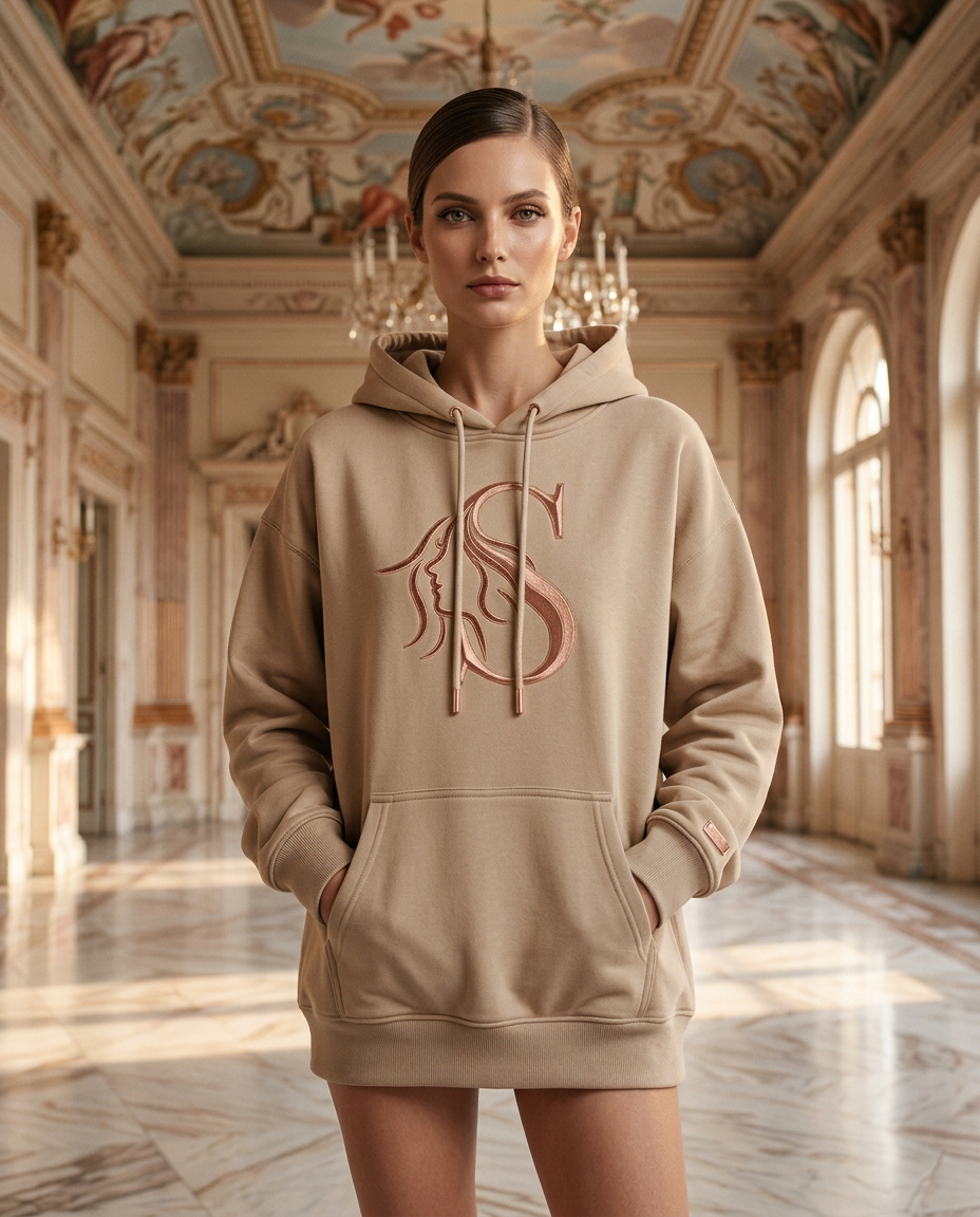 Women SAPA hoodie beige